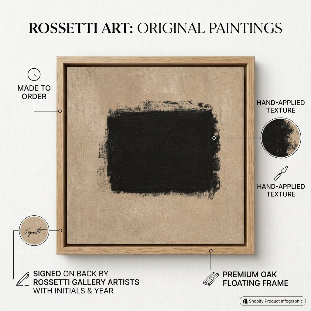 Neutral Abstract Wall Art Original Painting — Ground by Rossetti Art modern abstract canvas wall art by Rossetti Art – luxury interior design artwork for living room, bedroom, office – Bedroom Original Paintings Entryway Original Paintings Office Original Paintings