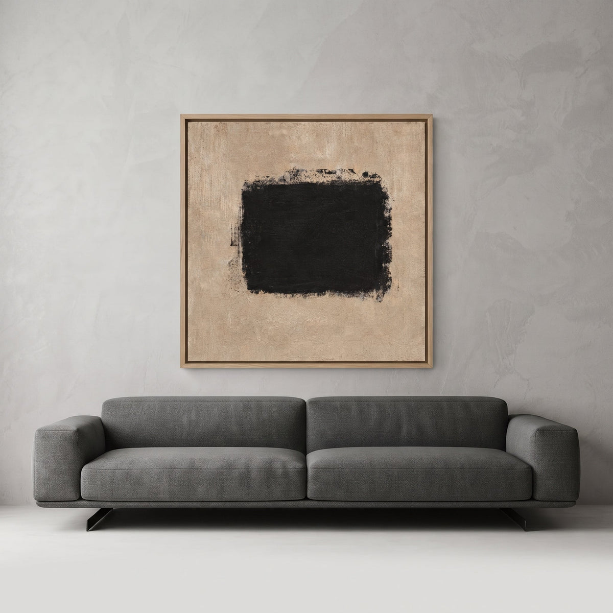 Neutral Abstract Wall Art Original Painting — Ground by Rossetti Art