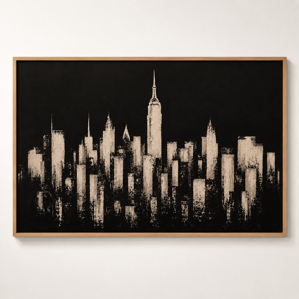 New York Skyline Black and White — Manhattan Noir | Rossetti Art