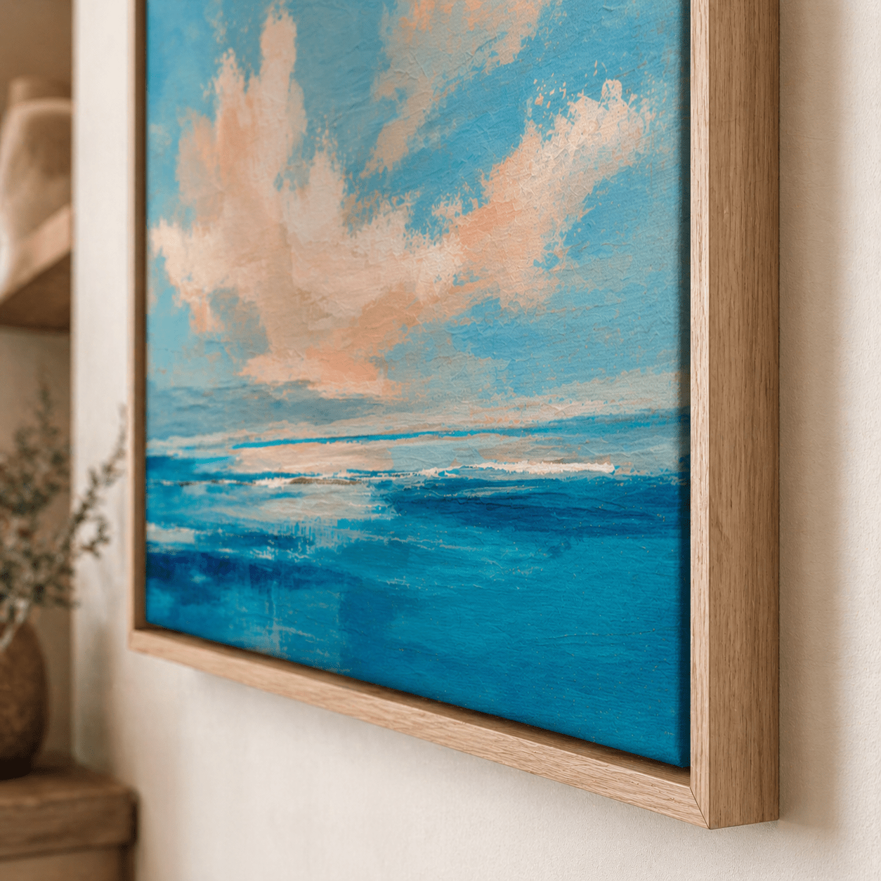 Ocean Painting — Summer Horizon by Rossetti Art