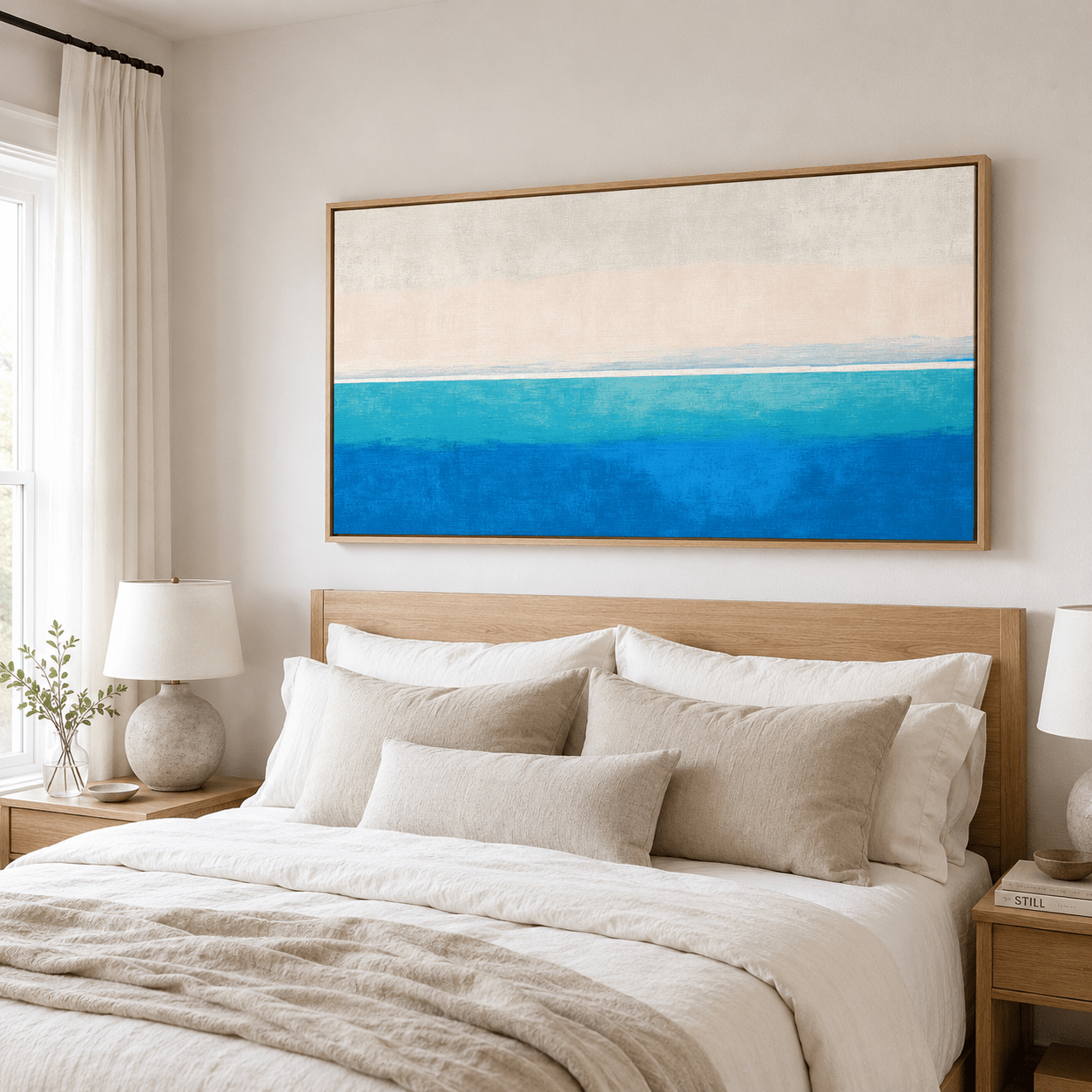 Ocean Wall Art Canvas Print — Open Horizon by Rossetti Art