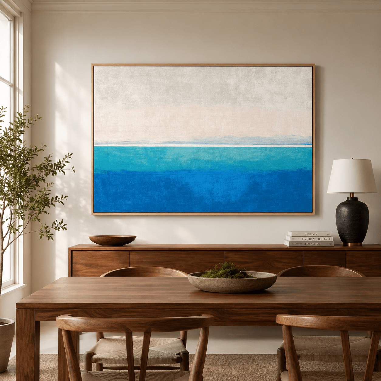 Ocean Wall Art Canvas Print — Open Horizon by Rossetti Art