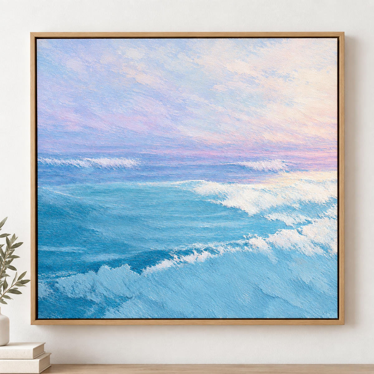 Ocean Wave Wall Art – Coastal Bloom by Rossetti Art