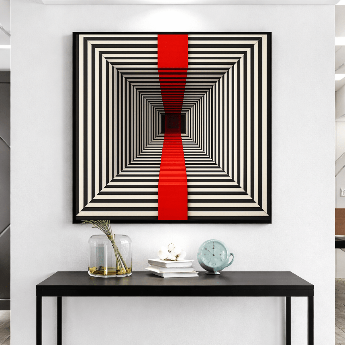 Optical Illusion Canvas Wall Art