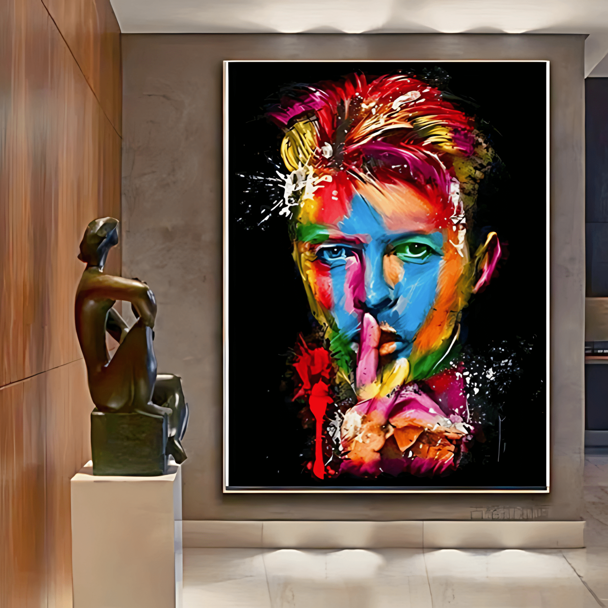 Original Painting : David Bowie Original Painting - Chiara Rossetti