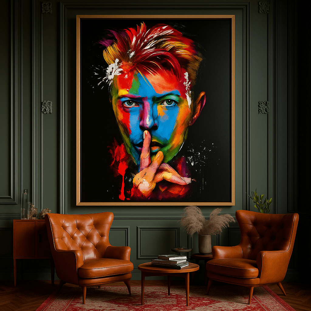 Original Painting : David Bowie Original Painting - Chiara Rossetti