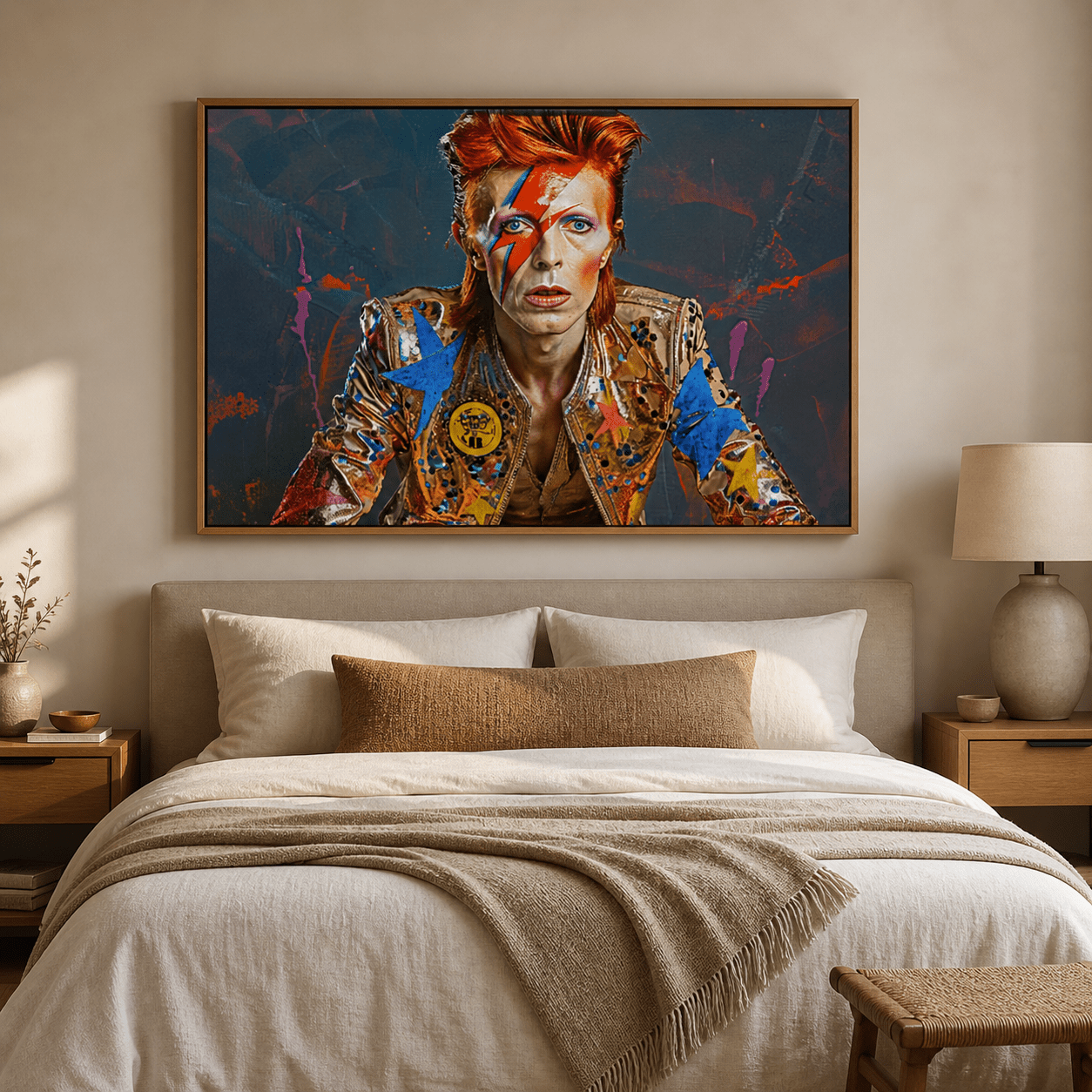 David Bowie original painting for sale