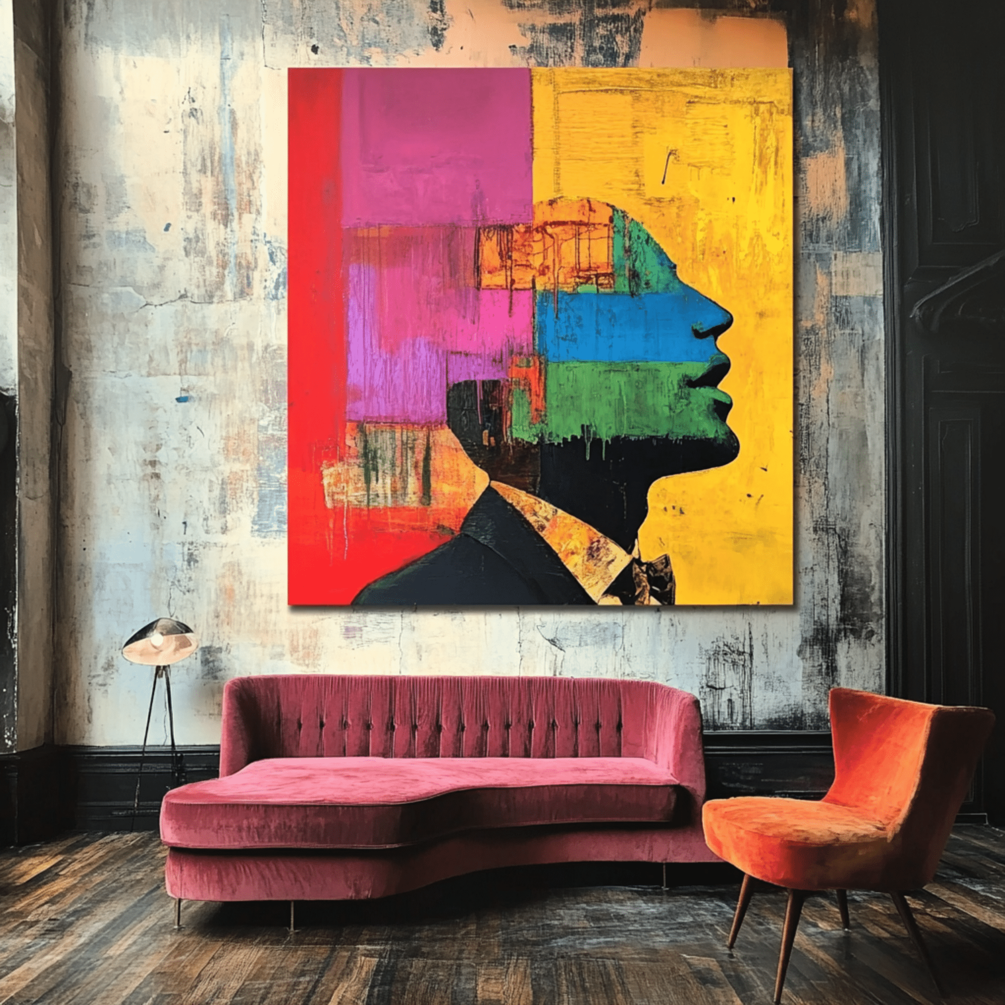 Original Painting : "Fragments of Color" - Chiara Rossetti