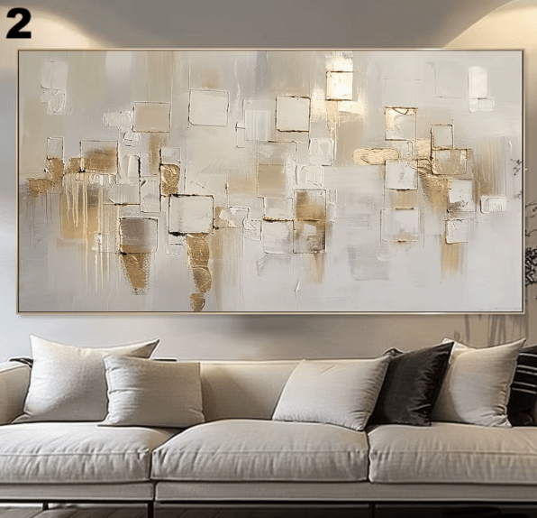 Original Painting : Gold Leaf Painting on Canvas - Chiara Rossetti