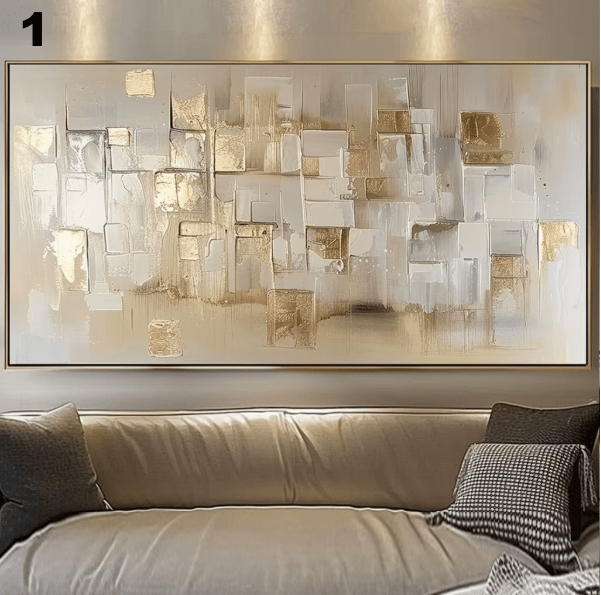 Original Painting : Gold Leaf Painting on Canvas - Chiara Rossetti