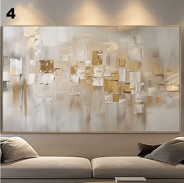 Original Painting : Gold Leaf Painting on Canvas - Chiara Rossetti