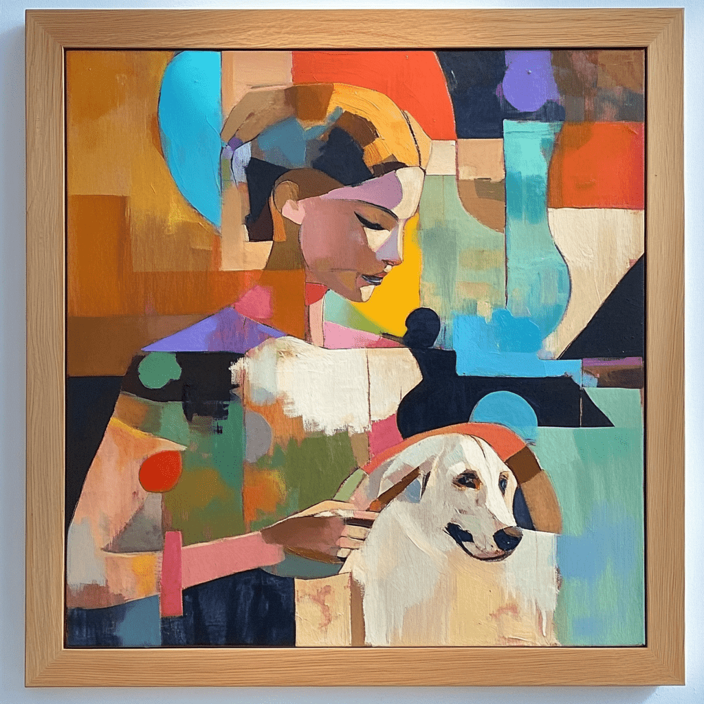 Original Painting : Harmony in Color - Abstract Figurative Wall Art Painting - Chiara Rossetti