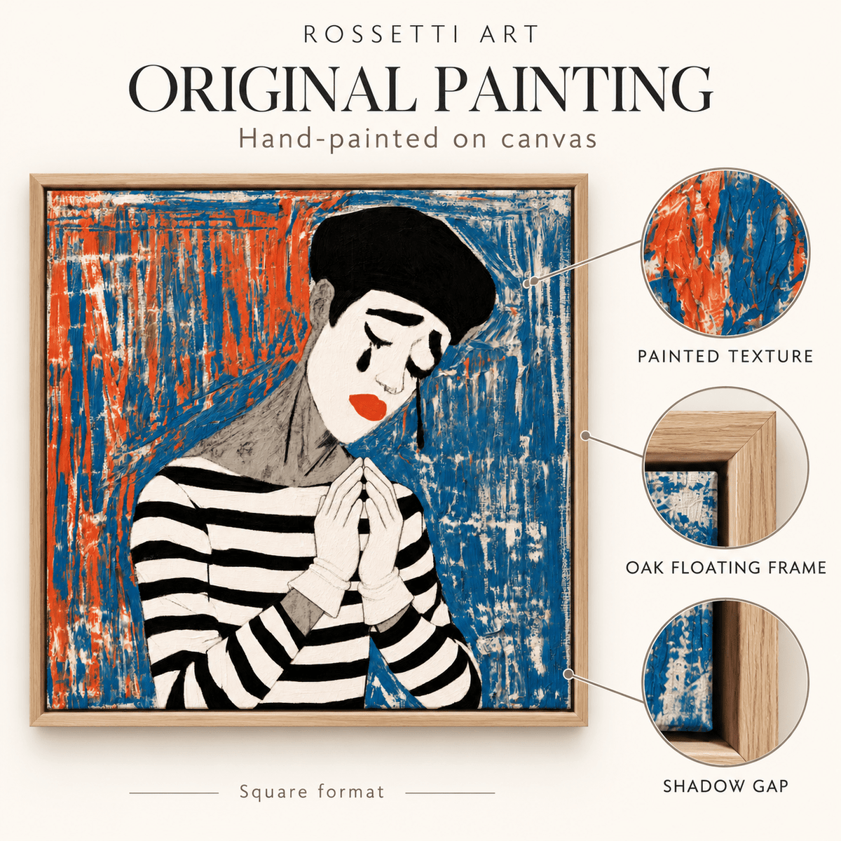 Mime Painting — Silent Tears