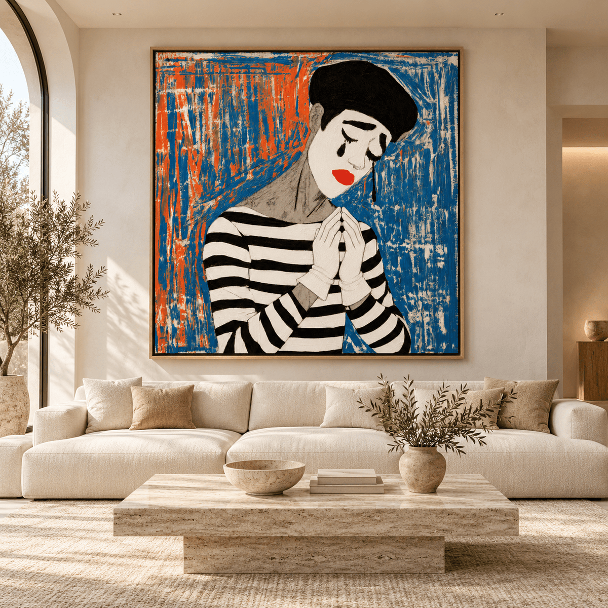 Mime Painting — Silent Tears