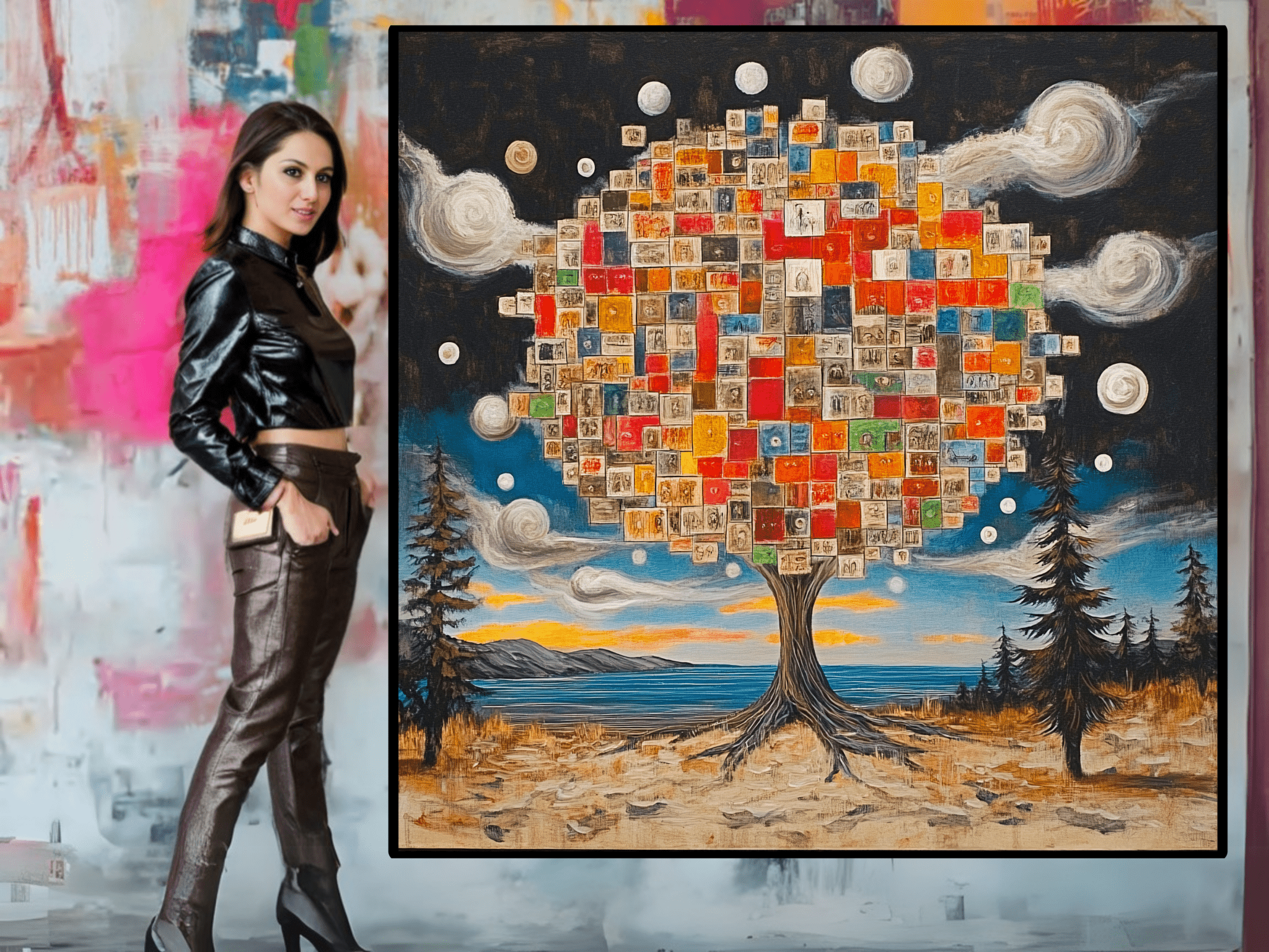 Original Painting : "Tree of Memories" - Chiara Rossetti
