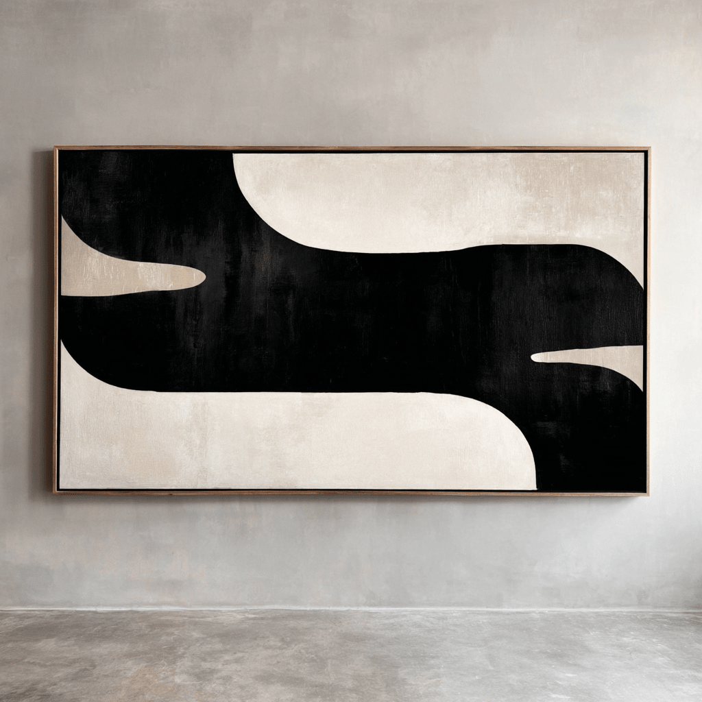 Oversized Abstract Painting — Current by Rossetti Art