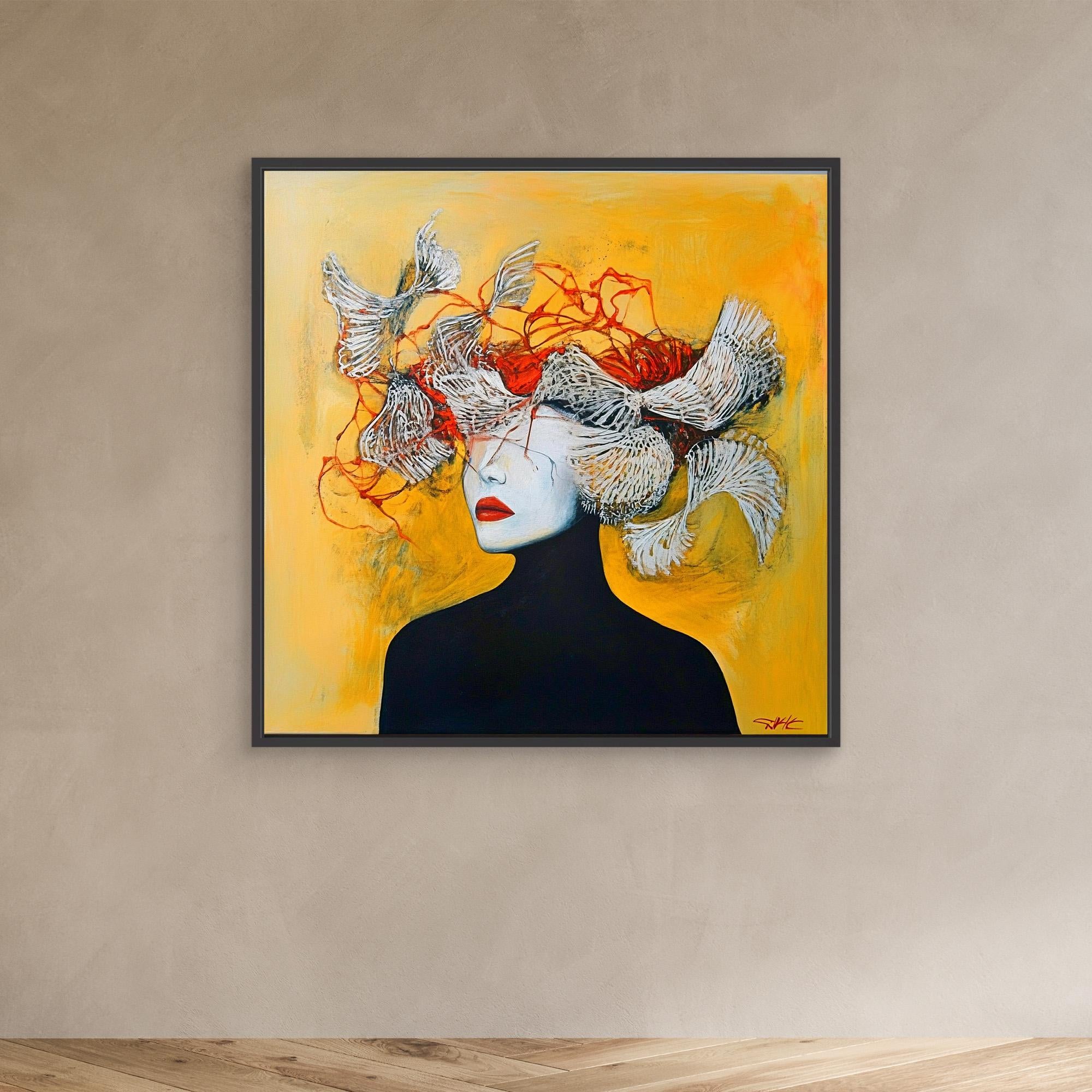 Canvas Print - Butterfly Dreams - Modern Portrait Canvas Art | Abstract Wall Decor