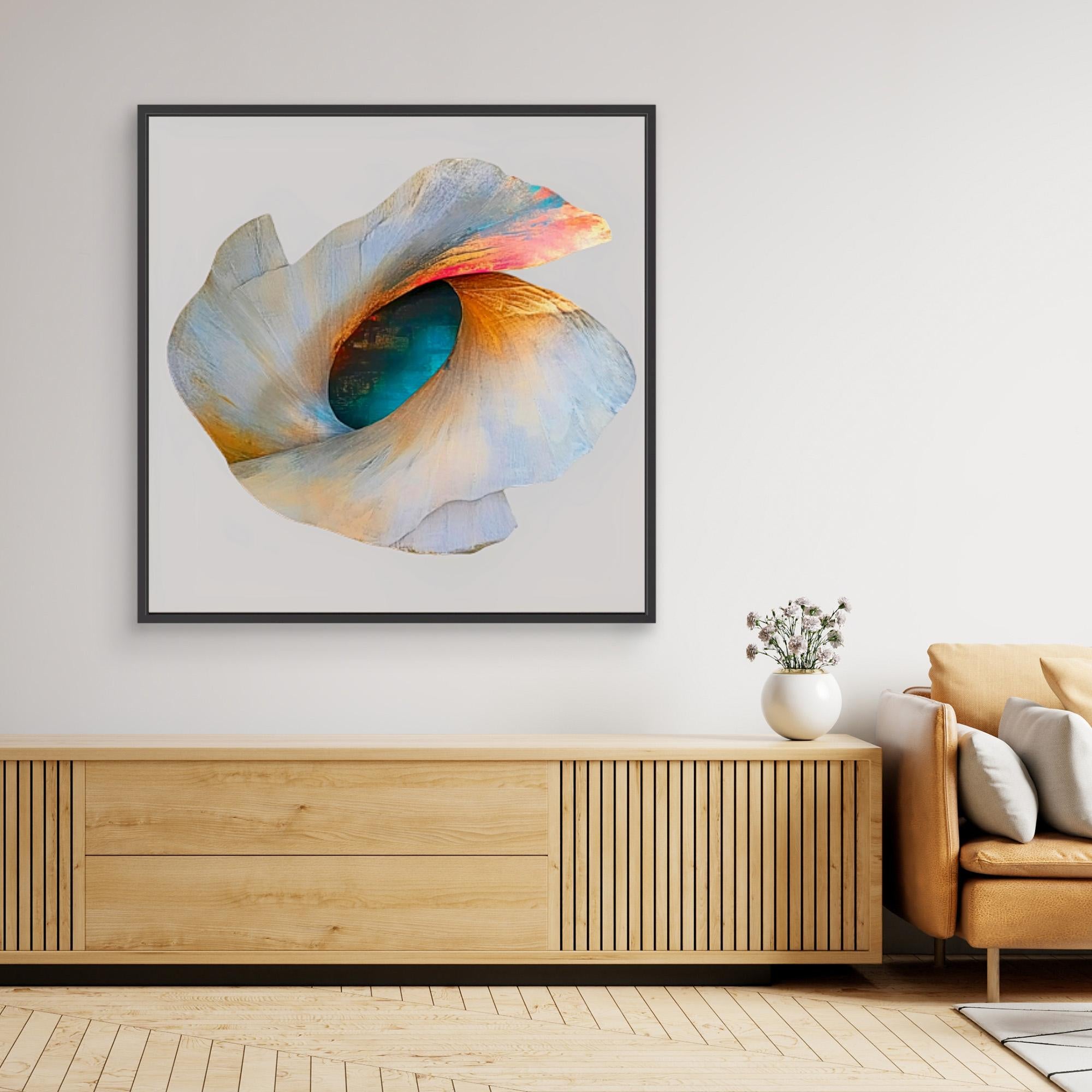 Canvas Print: Ethereal Bloom - Abstract Organic Wall Art