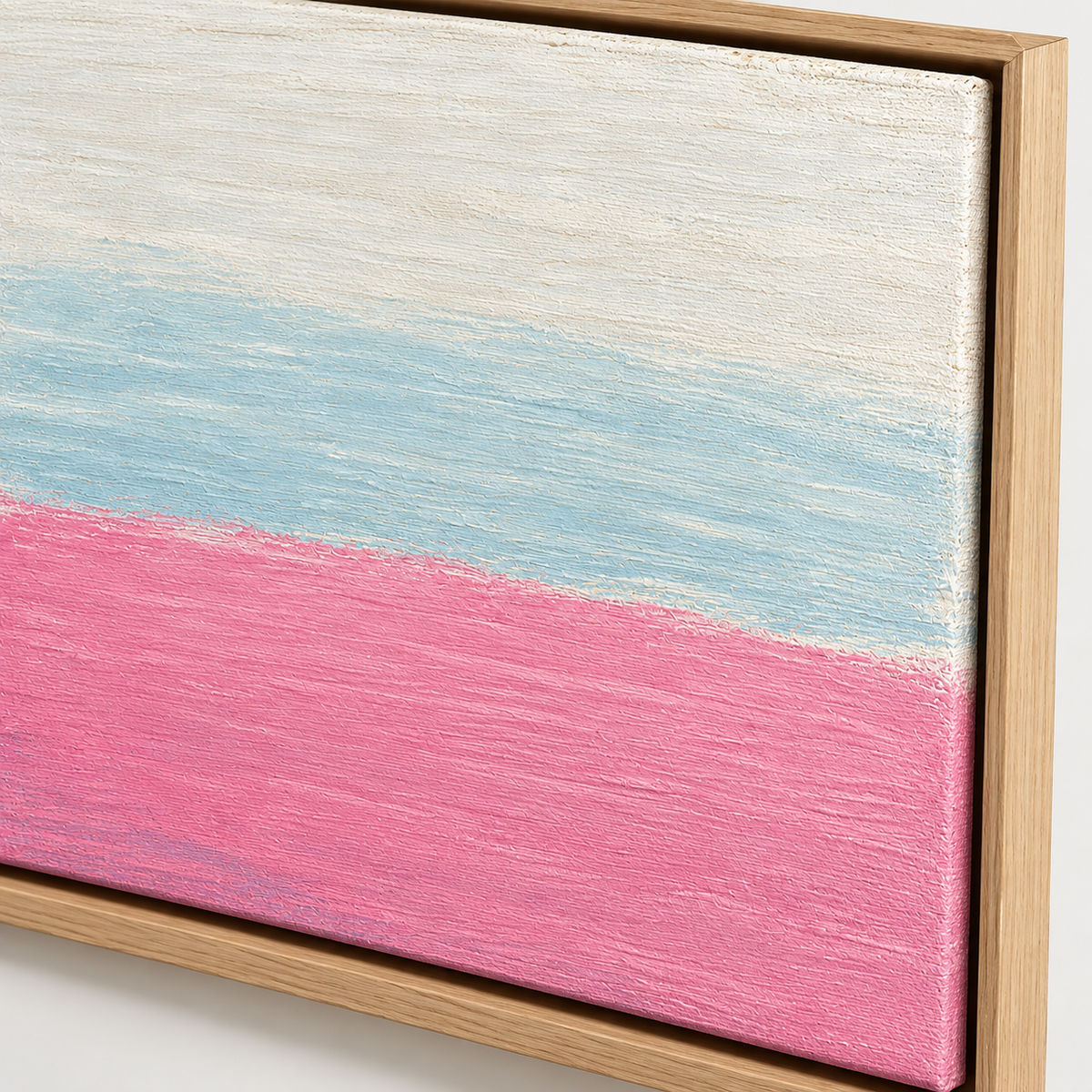 Pink and Blue Wall Art – Horizon Bloom by Rossetti Art
