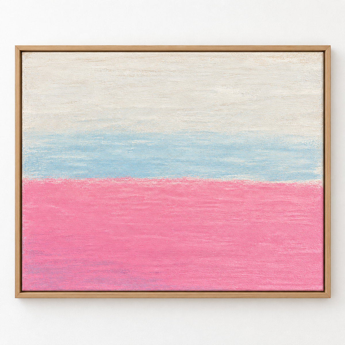 Pink and Blue Wall Art – Horizon Bloom by Rossetti Art