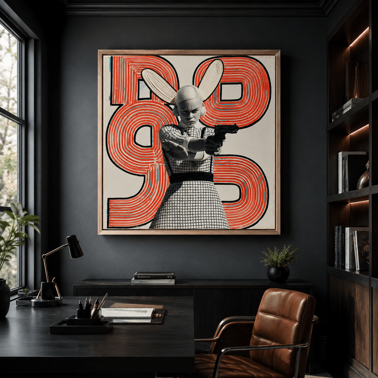 Pop Art Canvas Print — Agent by Rossetti Art
