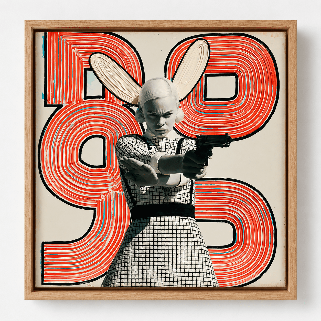 Pop Art Canvas Print — Agent by Rossetti Art
