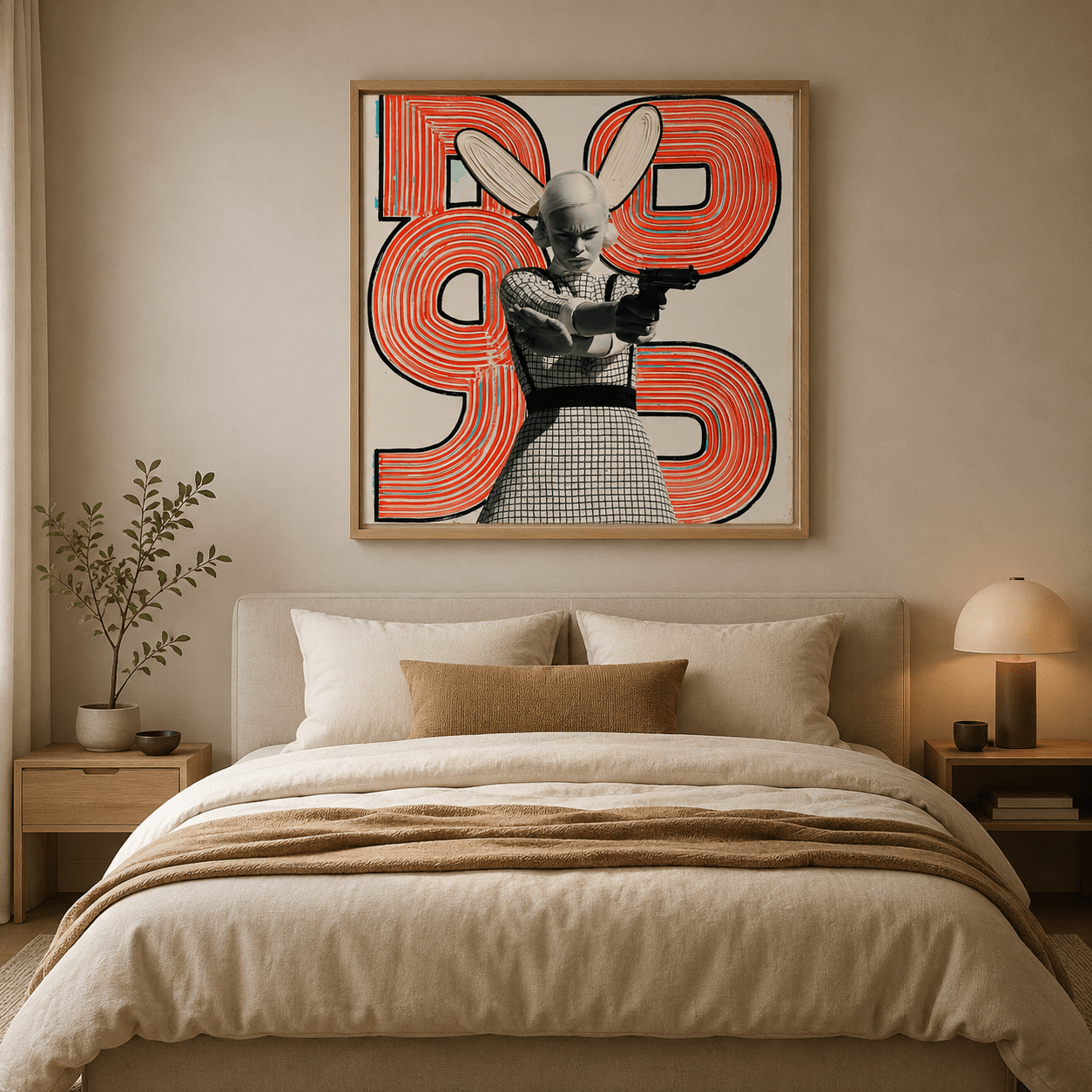 Pop Art Canvas Print — Agent by Rossetti Art