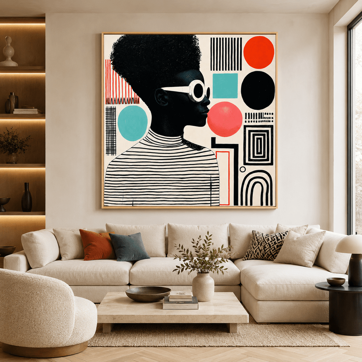 Pop Art Portrait Canvas Print — Signal by Rossetti Art