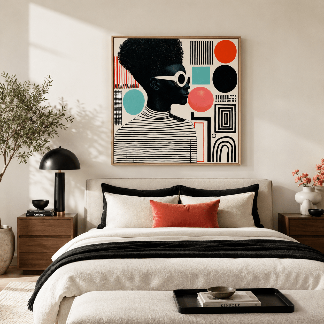 Pop Art Portrait Canvas Print — Signal by Rossetti Art