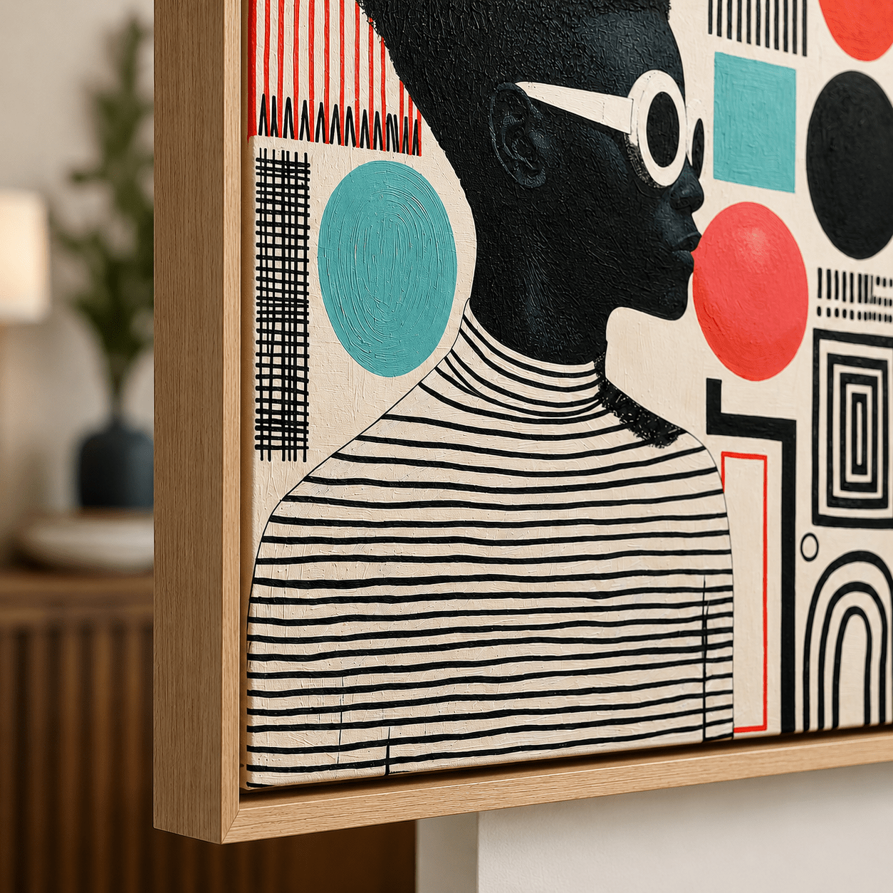 Pop Art Portrait Canvas Print — Signal by Rossetti Art