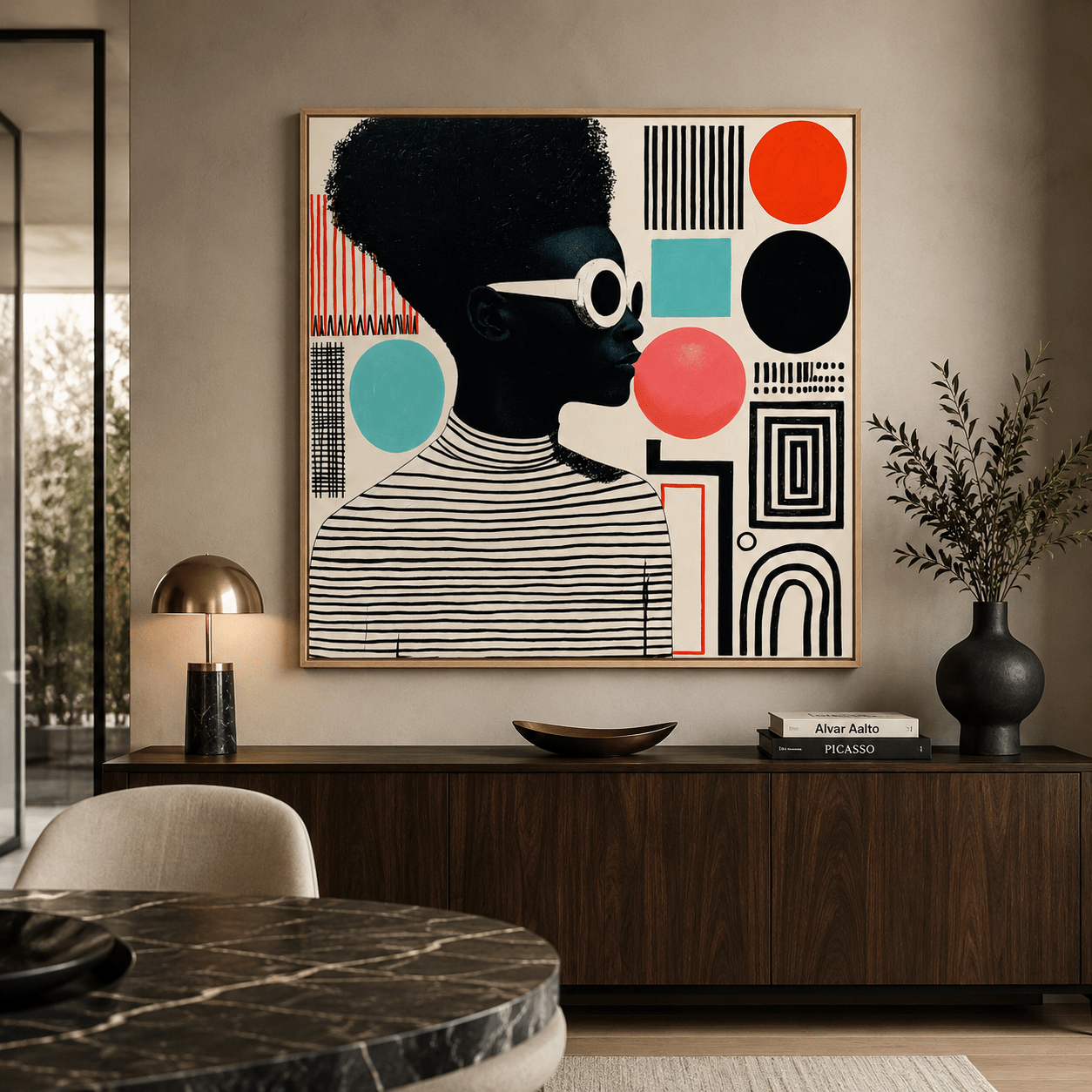 Pop Art Portrait Canvas Print — Signal by Rossetti Art