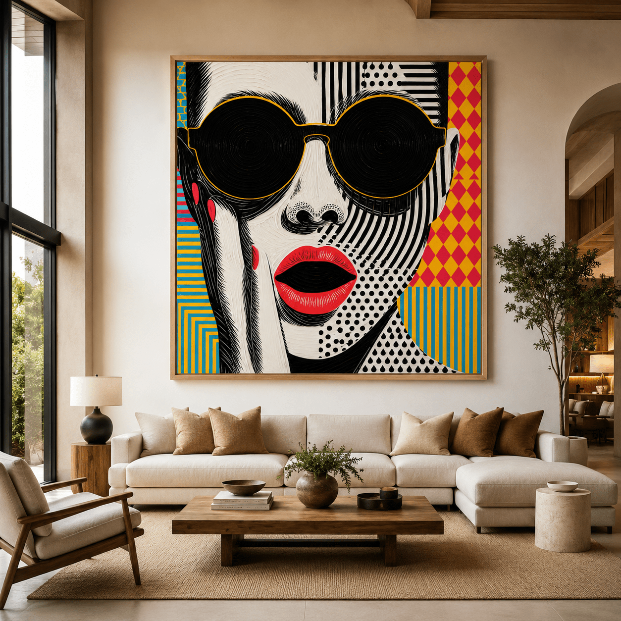 Pop Art Print — Mosaic by Rossetti Art