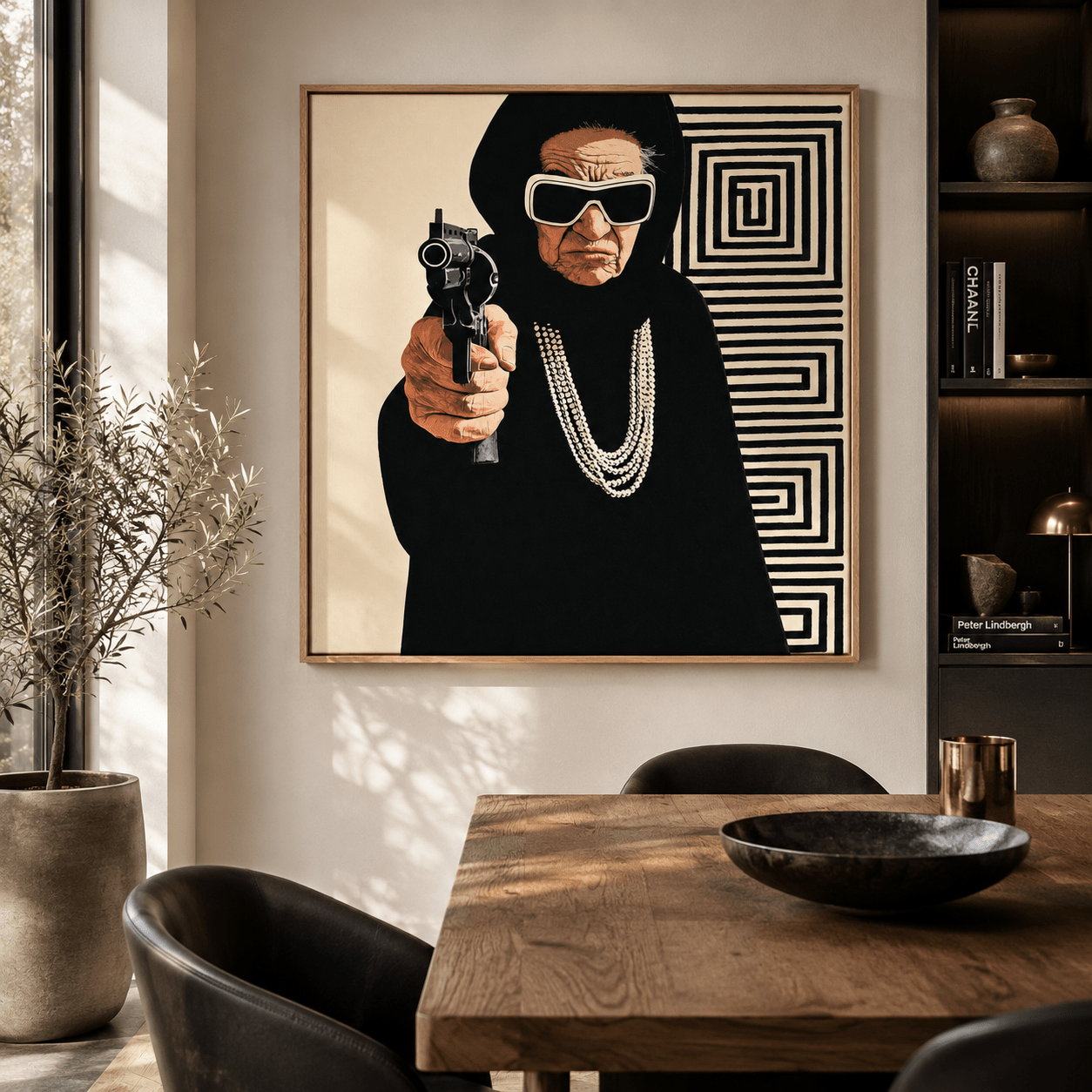 Pop Art Wall Art Canvas Print — The Godmother by Rossetti Art