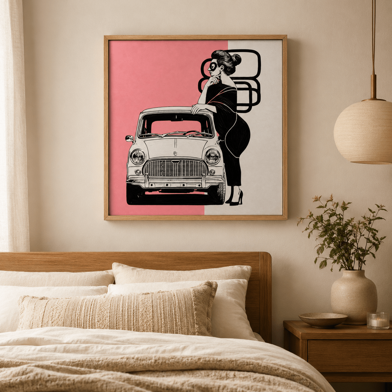 Pop Art Wall Art Framed — Incognito by Rossetti Art