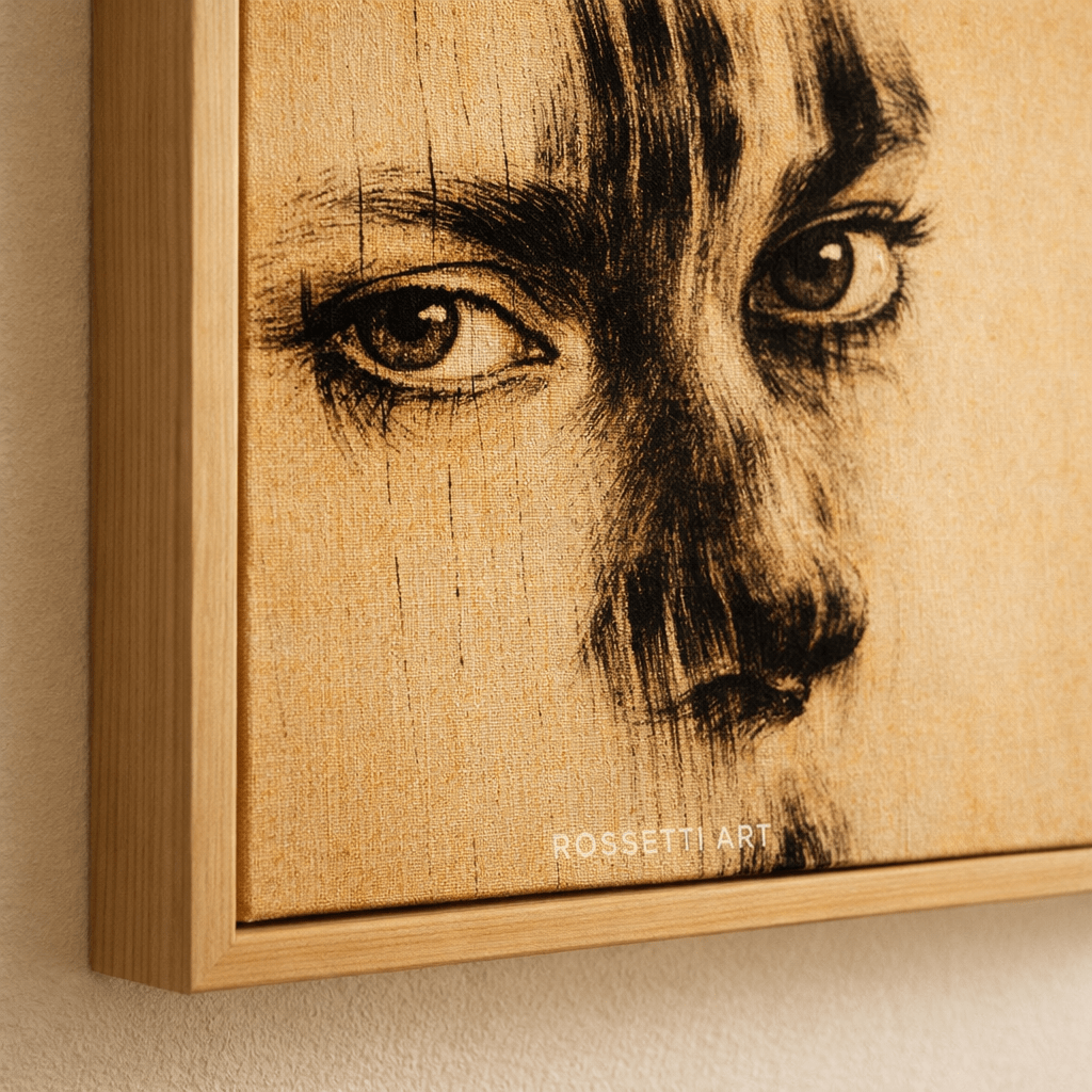 Portrait Canvas Print – Veil of Presence | Rossetti Art