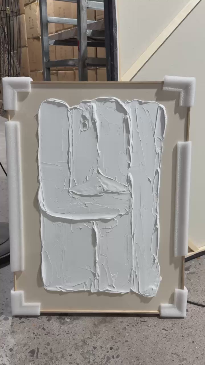 Plaster Wall Art — Hushed Fold