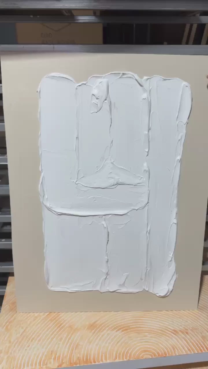 Plaster Wall Art — Hushed Fold