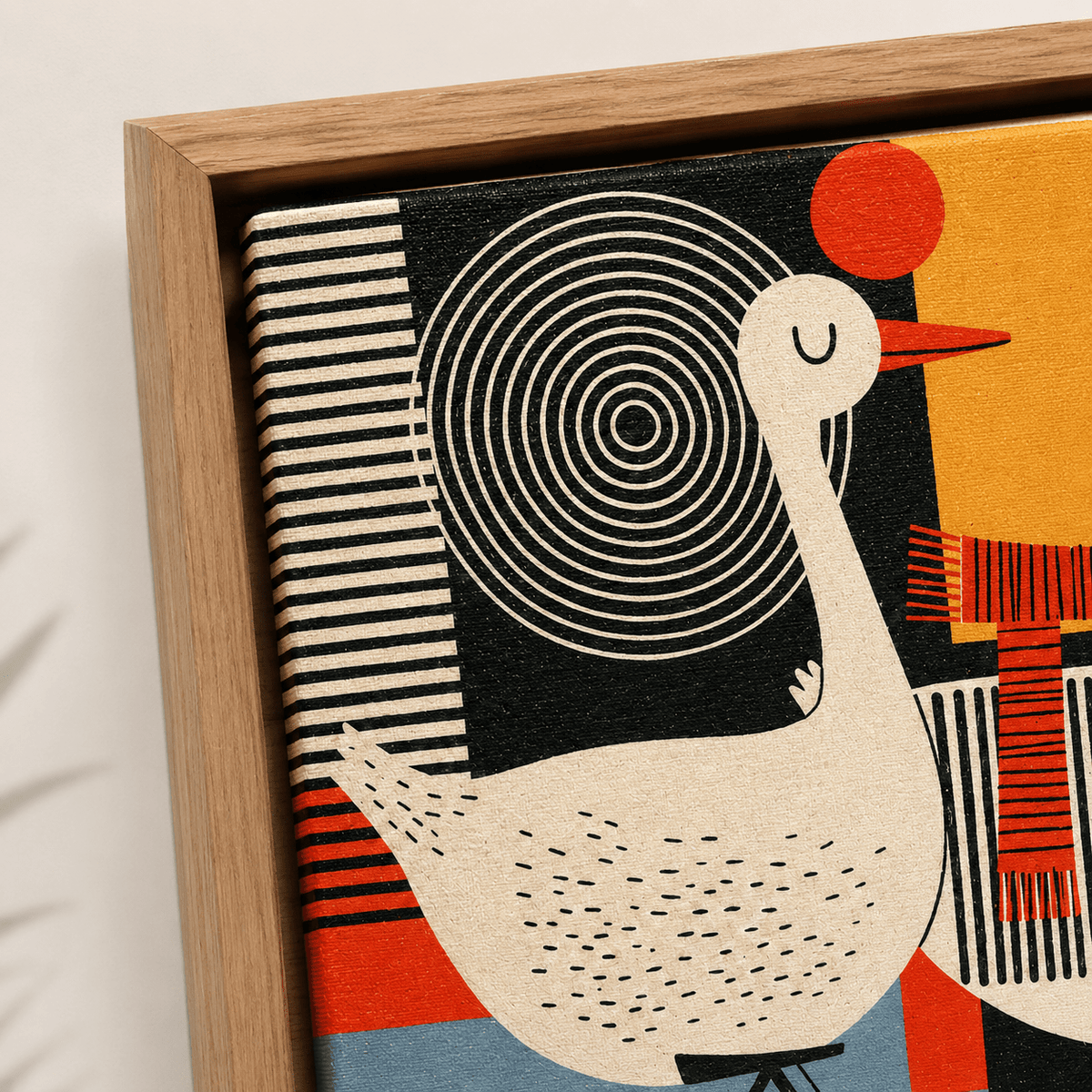 Quirky Wall Art Canvas — The Tandem by Rossetti Art