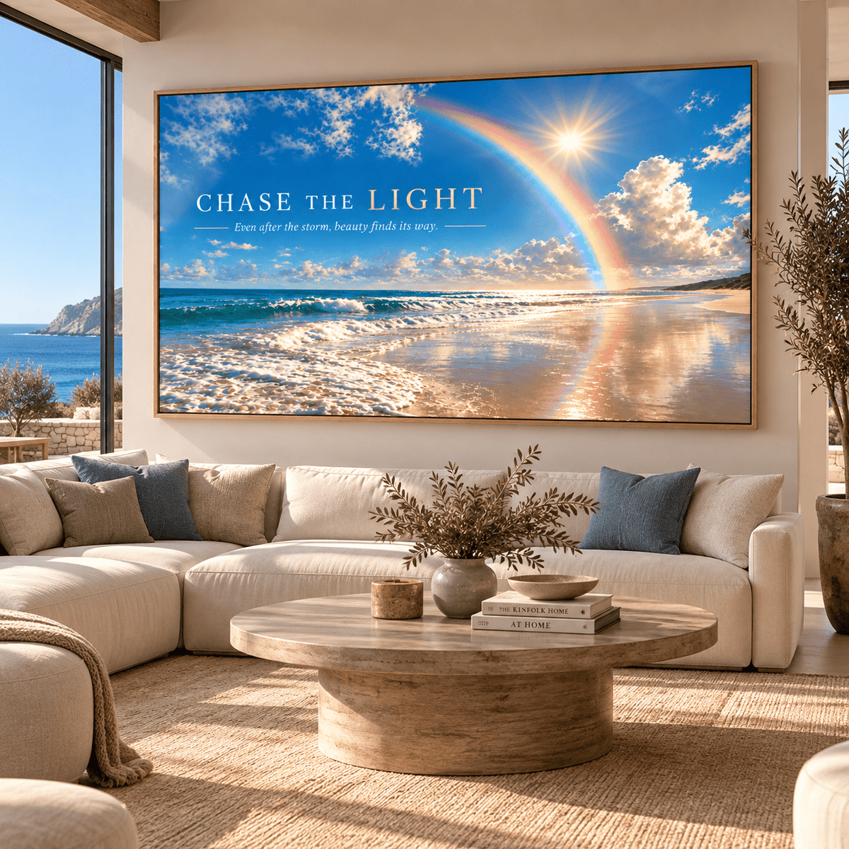 ジュエリー絵画 beautiful behind the wall Rainbow Wall Art — Horizontal Acrylic Print | Rossetti Art