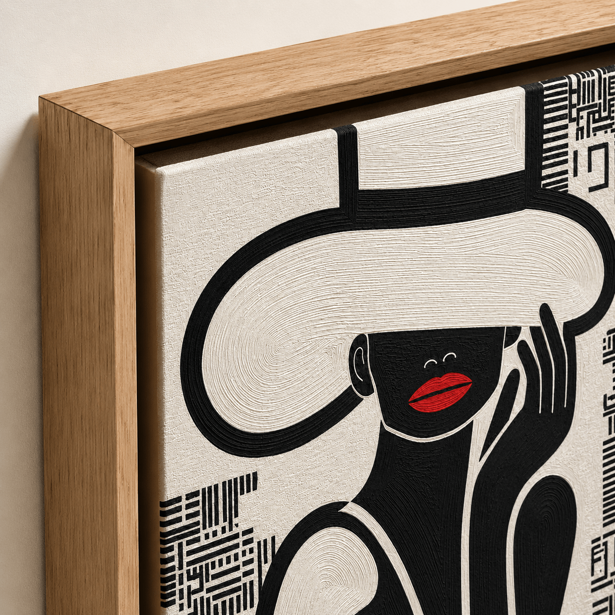 Red Lips Wall Art Canvas Print — Rouge by Rossetti Art