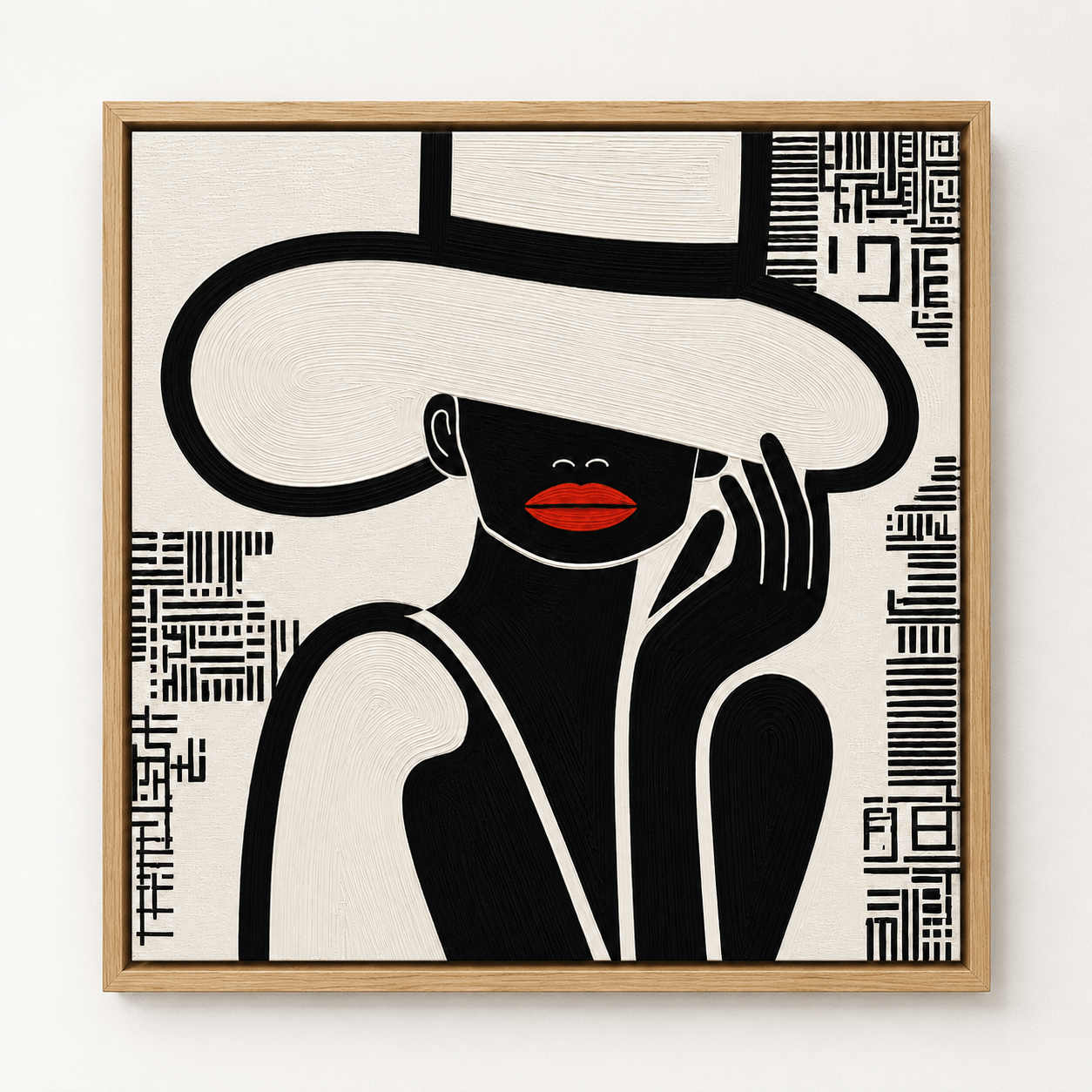 Red Lips Wall Art Canvas Print — Rouge by Rossetti Art