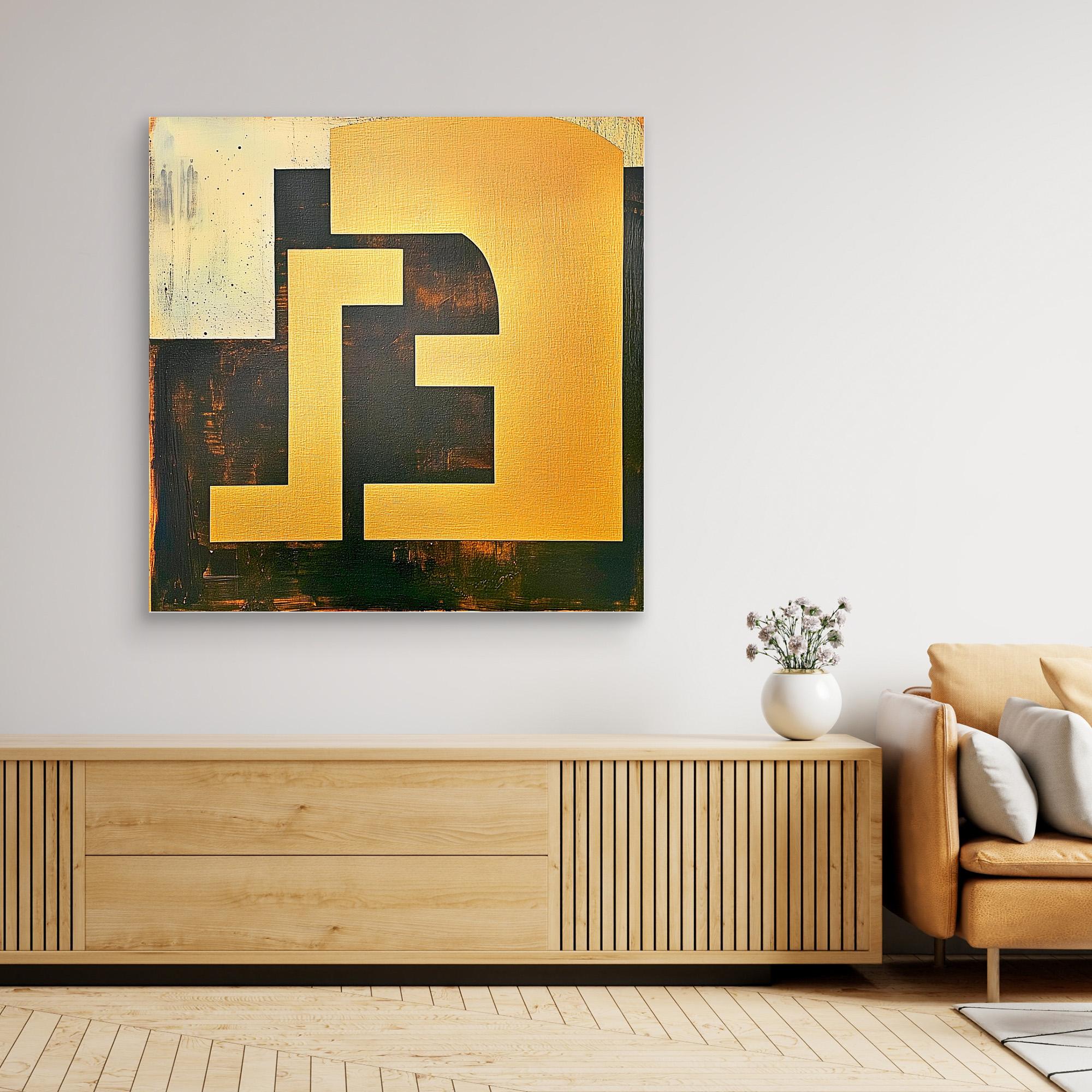 Canvas Print : Radiant Geometry - Modern Abstract Wall Art Canvas