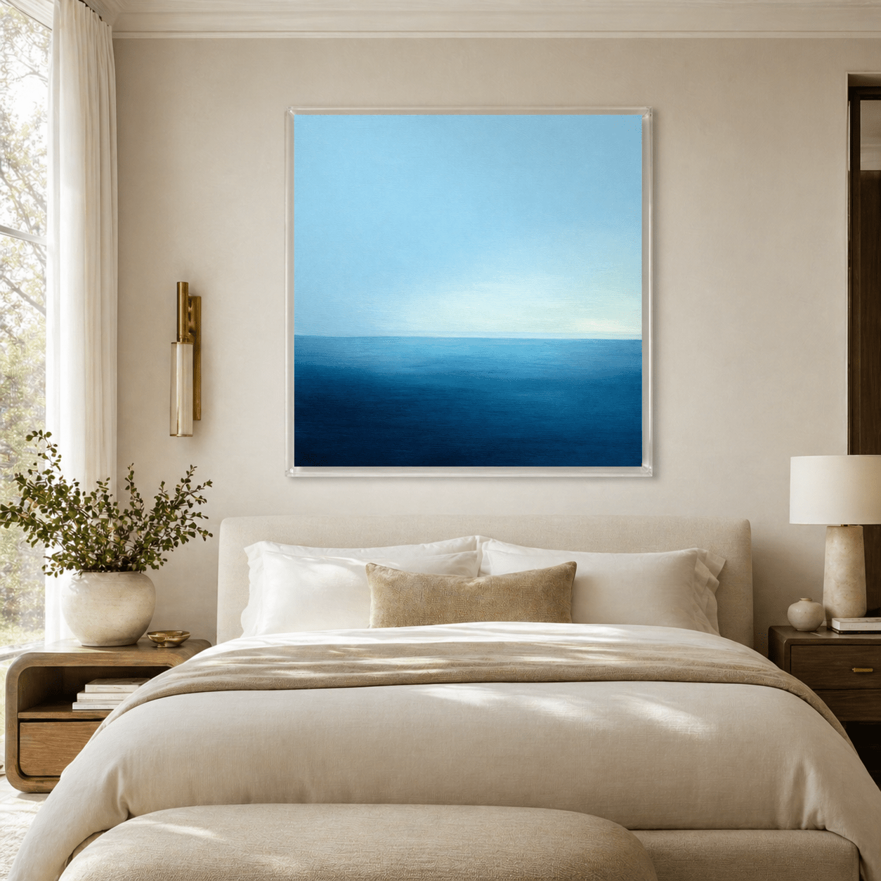 Seascape Wall Art Canvas Print — Open Horizon by Rossetti Art