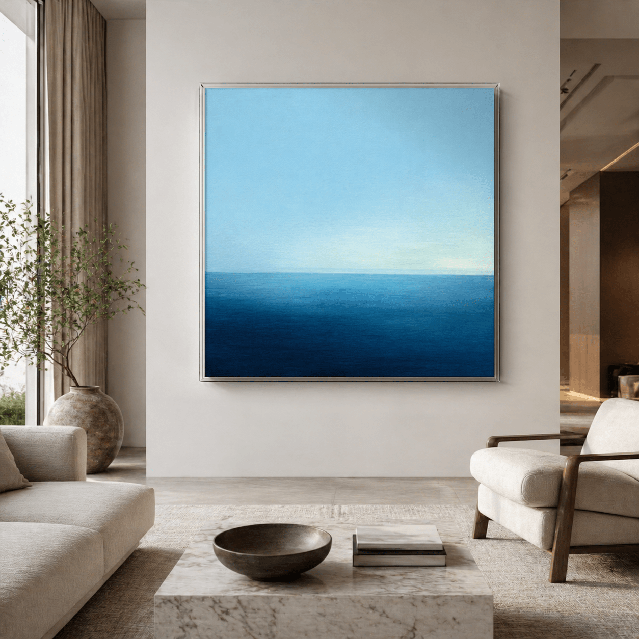 Seascape Wall Art Canvas Print — Open Horizon by Rossetti Art