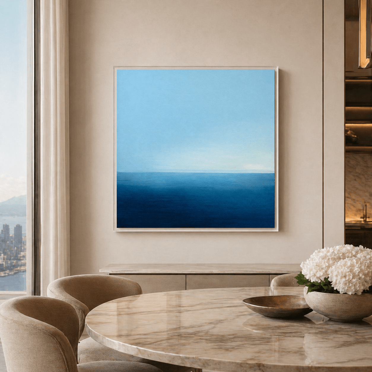 Seascape Wall Art Canvas Print — Open Horizon by Rossetti Art