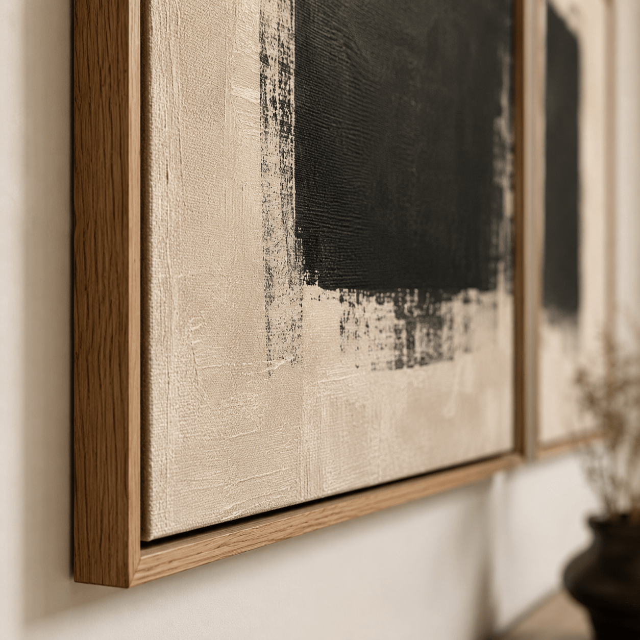Set of 3 Original Paintings — Drift by Rossetti Art