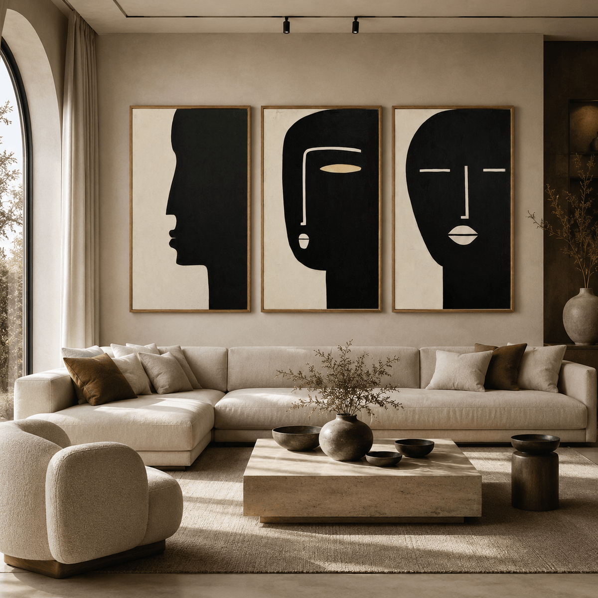 Set of 3 Wall Art Prints — Noir Muses | Rossetti Art