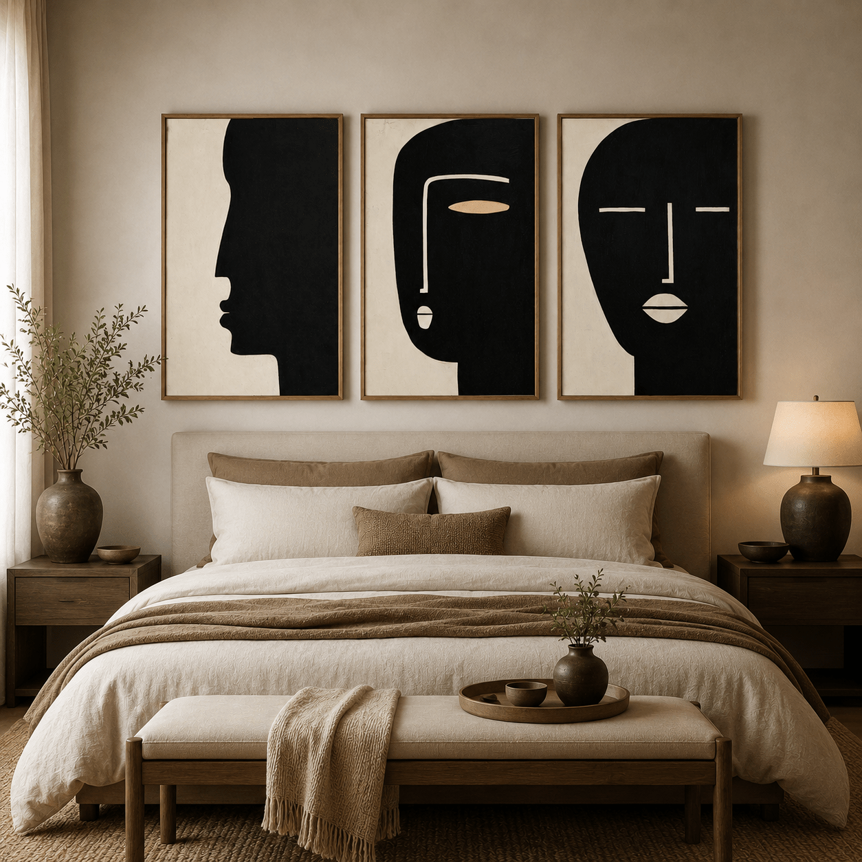Set of 3 Wall Art Prints — Noir Muses | Rossetti Art