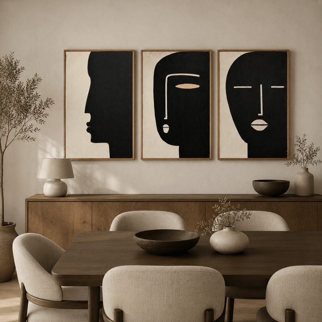 Set of 3 Wall Art Prints — Noir Muses | Rossetti Art