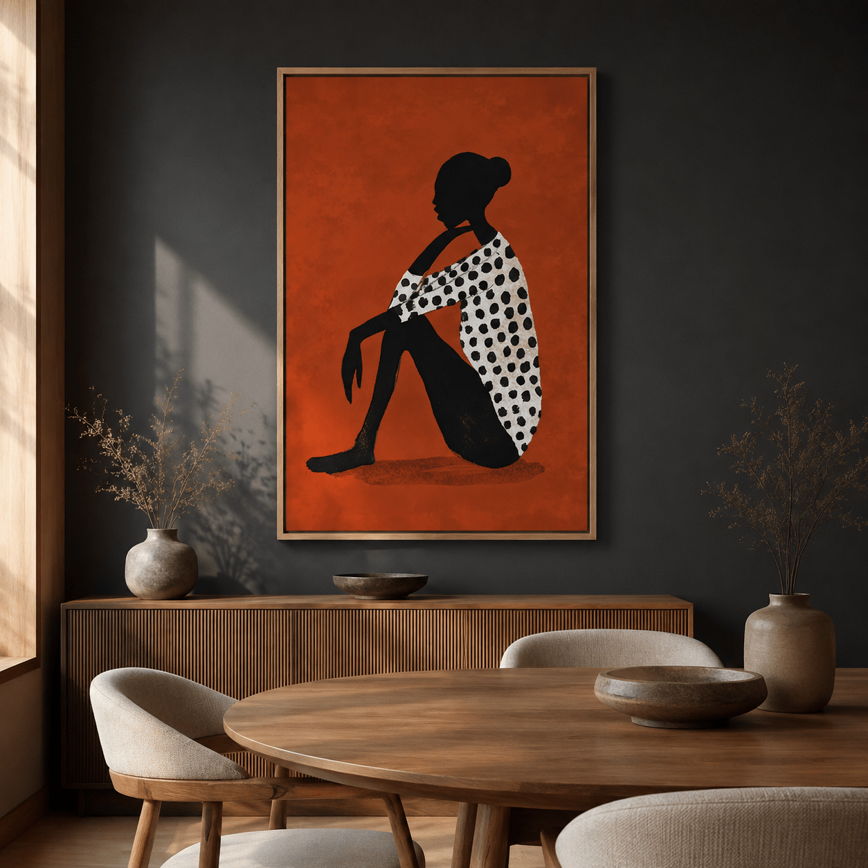 Silhouette Wall Art — Quiet Ember
